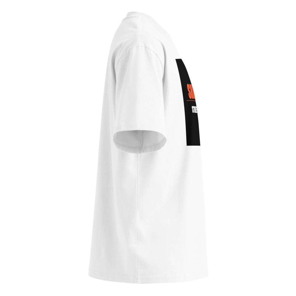 SRHOOD | Camiseta Oversized Blaster Blanco — Street Royalty