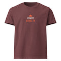 Street Royalty | Camiseta Oversized Granate Lavado — Crown Capsule