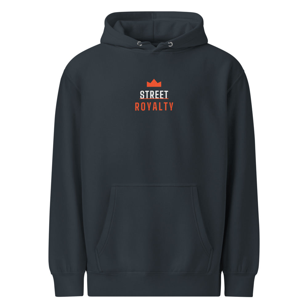 Street Royalty | Hoodie Premium Navy — Crown Capsule