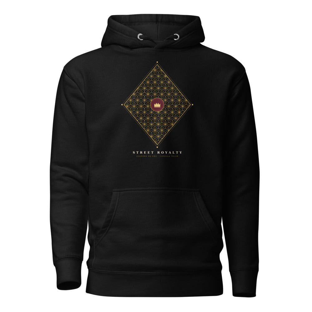 Hoodie Asanoha de Oro — vista frontal