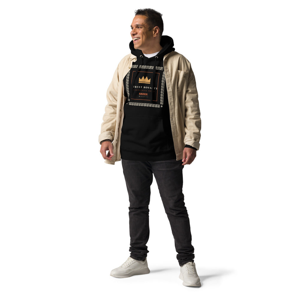 Hoodie Laberinto Real en modelo