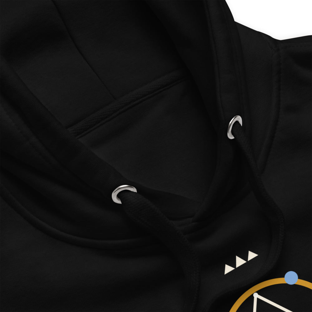 Hoodie Composición Nº1 negro — detalle del producto