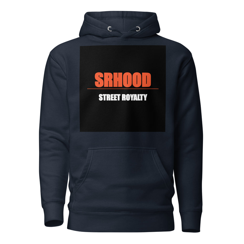 SRHOOD Hoodie Wordmark Mini Navy - vista frontal