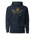 Hoodie navy con emblema Nube Imperial dorado