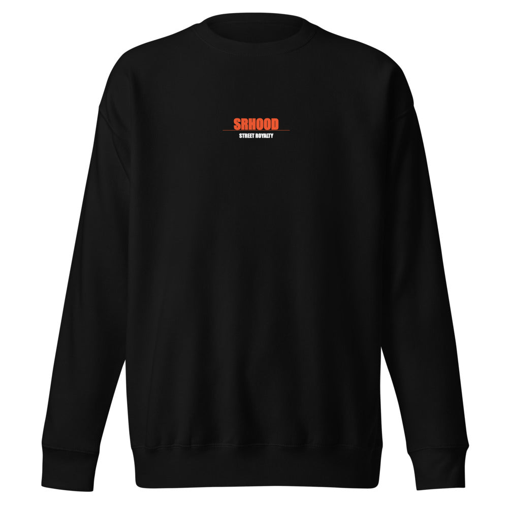SRHOOD | Sudadera Unisex Negra — Street Royalty