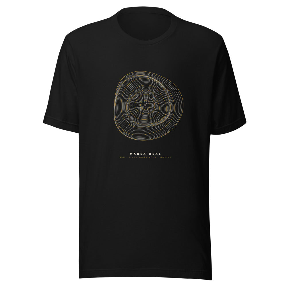 Camiseta Marea Real negra — vista frontal