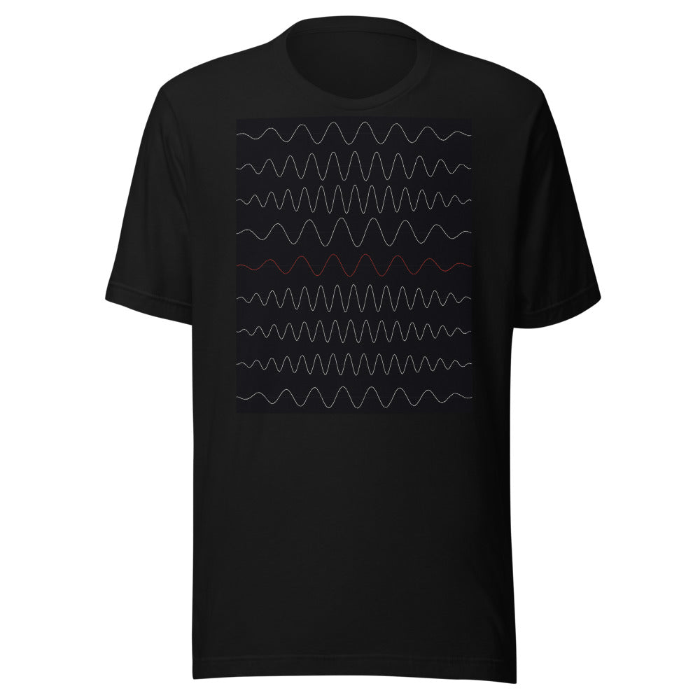 Camiseta Frecuencia negra — frontal