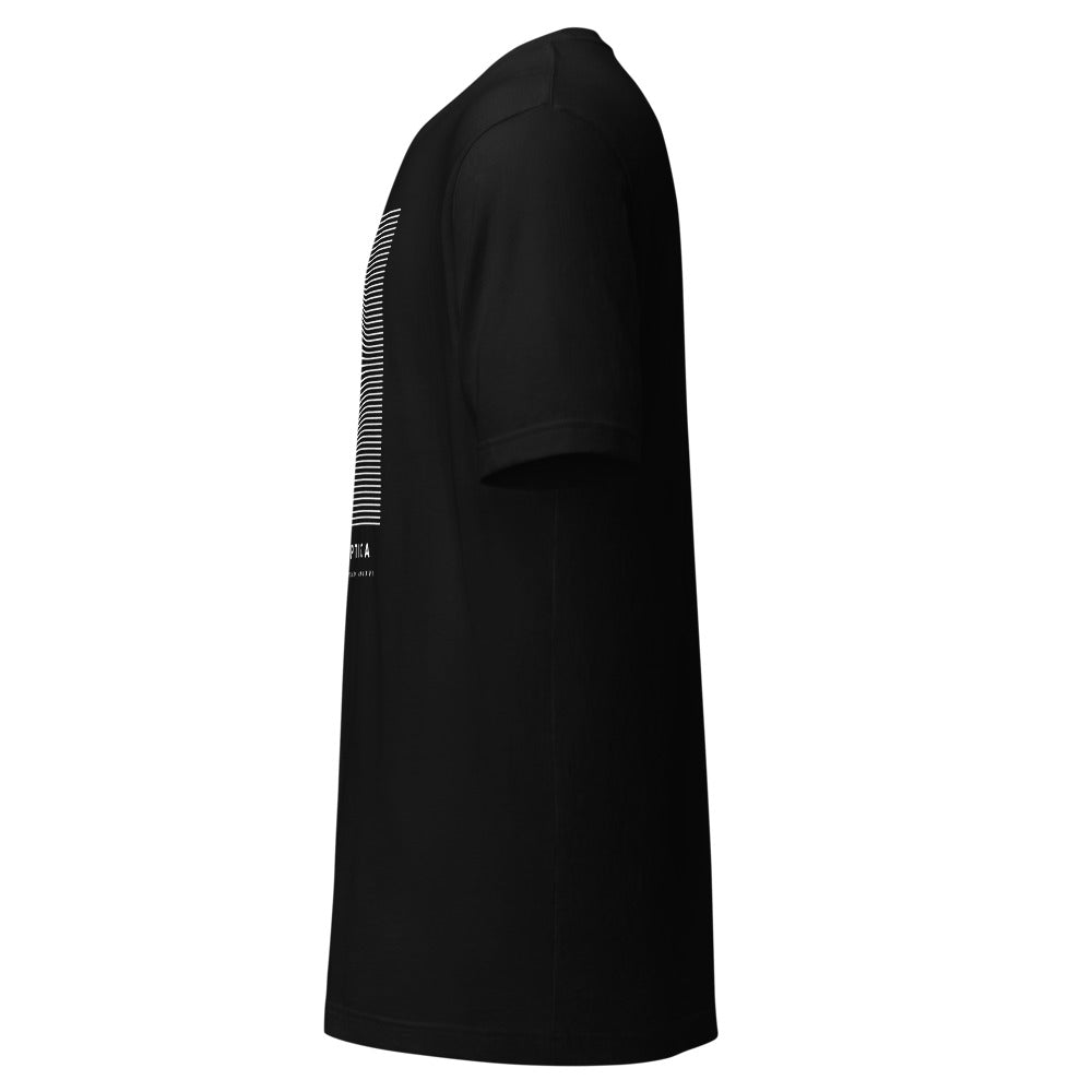 Camiseta Onda Óptica, vista lateral izquierda