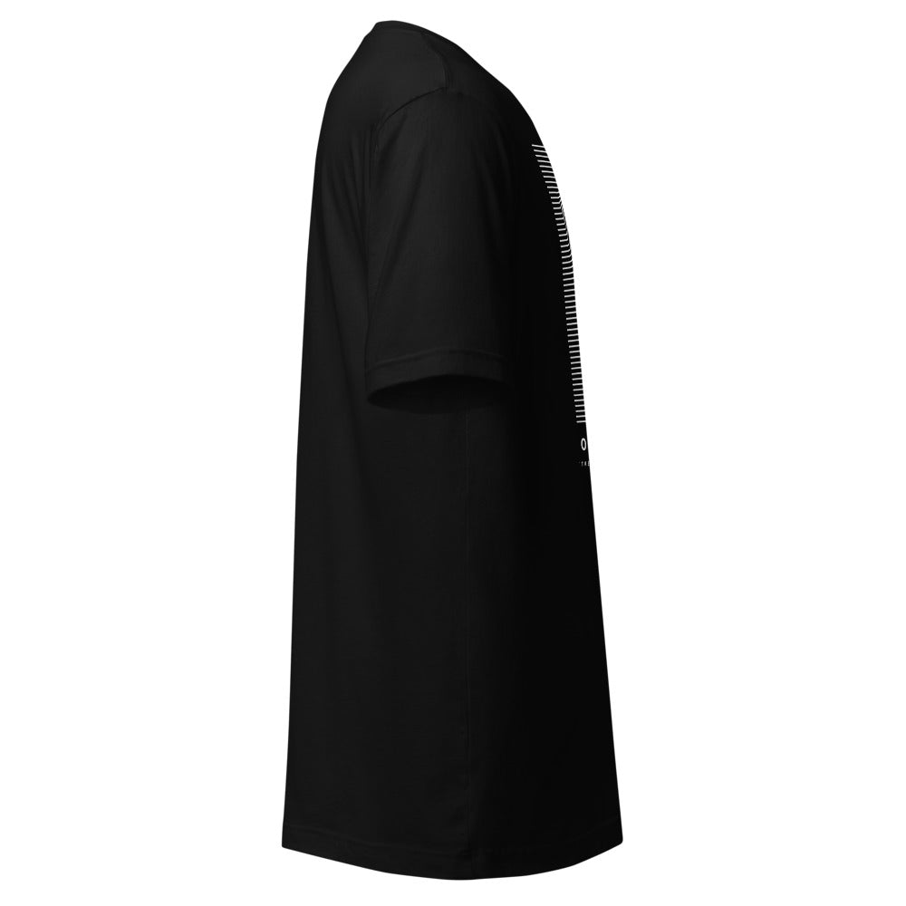 Camiseta Onda Óptica, vista lateral derecha