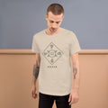 Camiseta Bandana Real — Crema — modelo con tatuajes