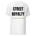 Camiseta blanca Street Royalty con dorsal 07 estampado en la espalda — vista trasera