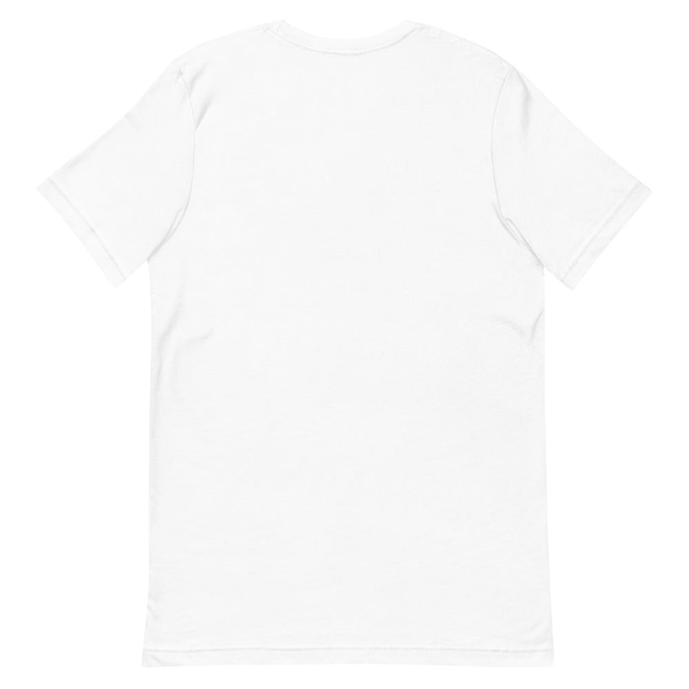 Camiseta suminagashi blanca — espalda