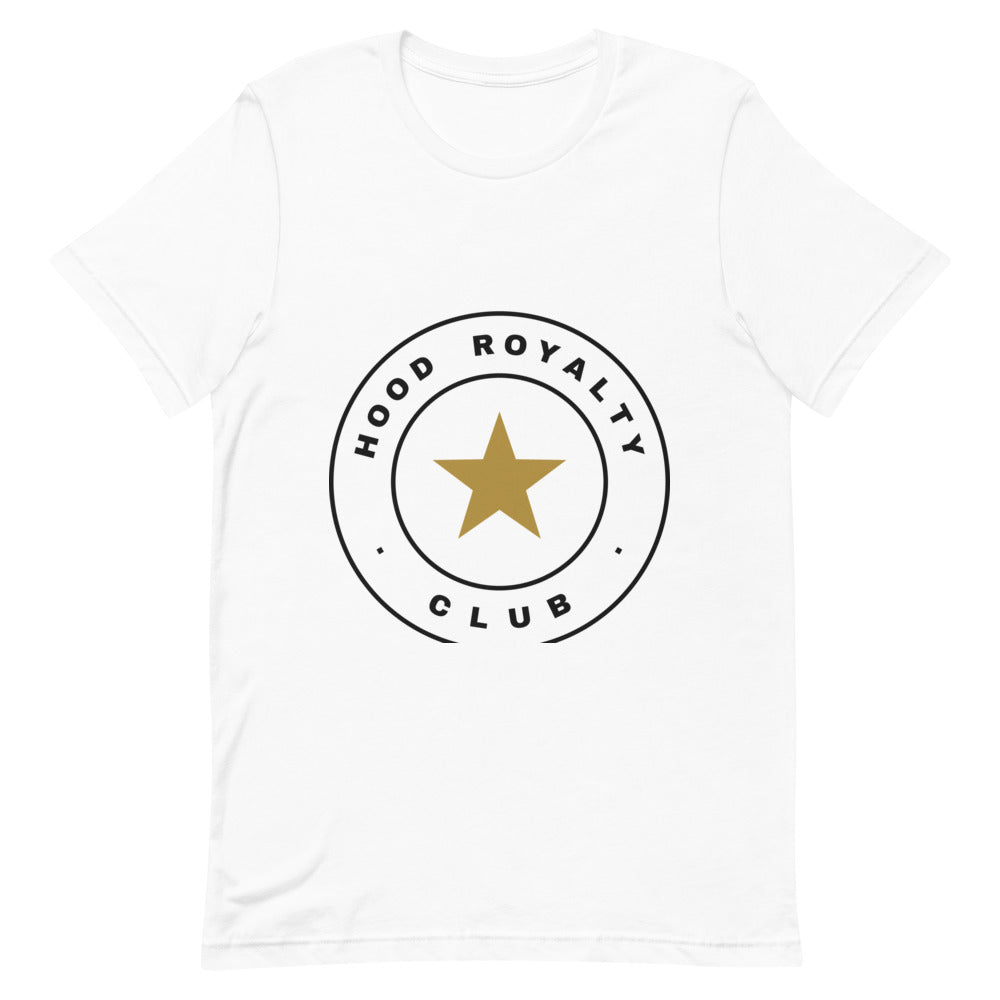 Camiseta blanca Street Royalty Sello Club — vista frontal plana