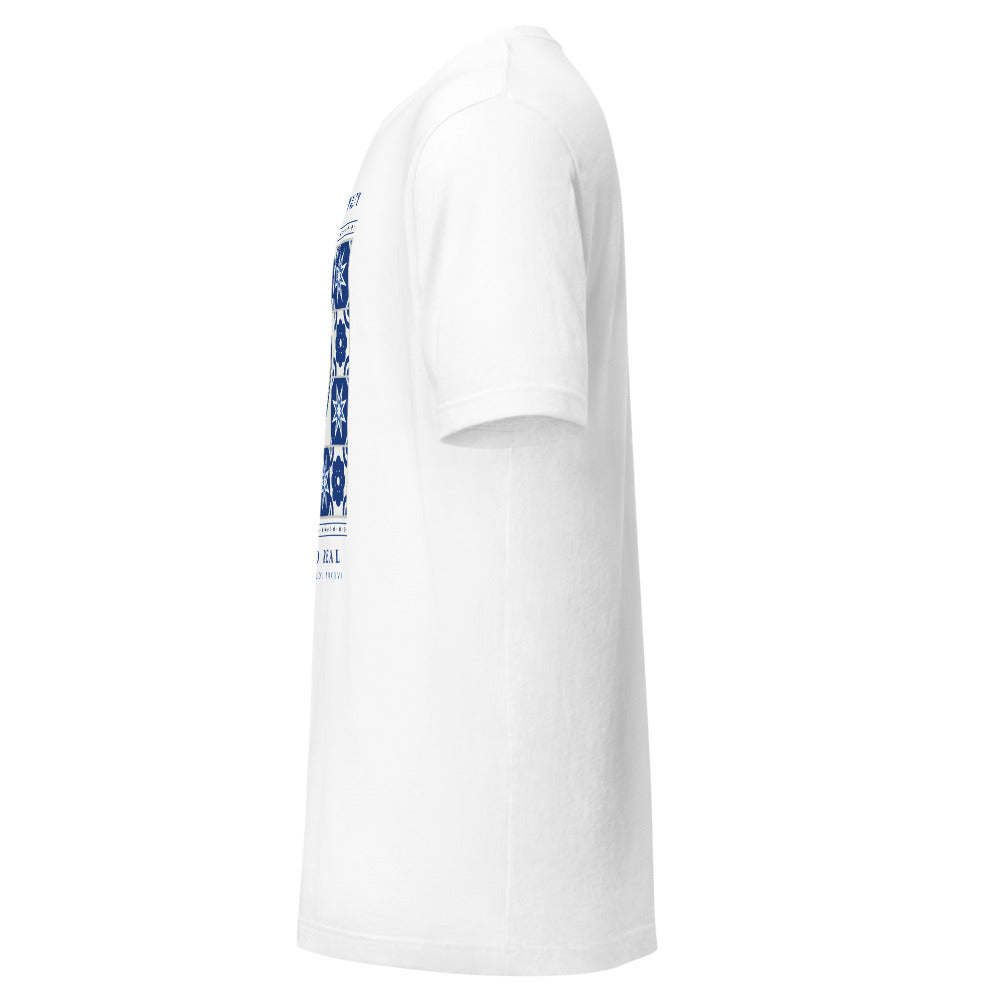 Camiseta Azulejo Real — lateral izquierdo