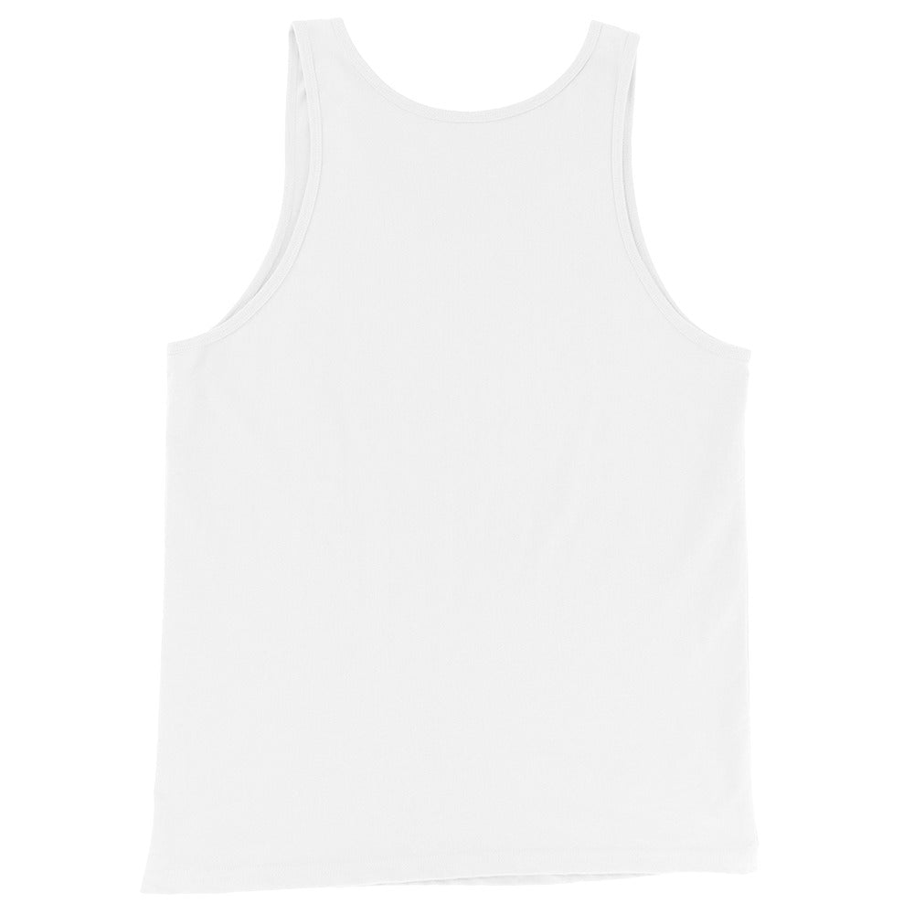 Camiseta de tirantes Frecuencia blanca — espalda