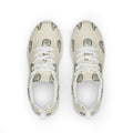 Zapatillas deportivas crema con paisley verde bosque all-over