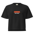 SRHOOD | Camiseta Boxy Heavyweight Mujer Negro — Street Royalty