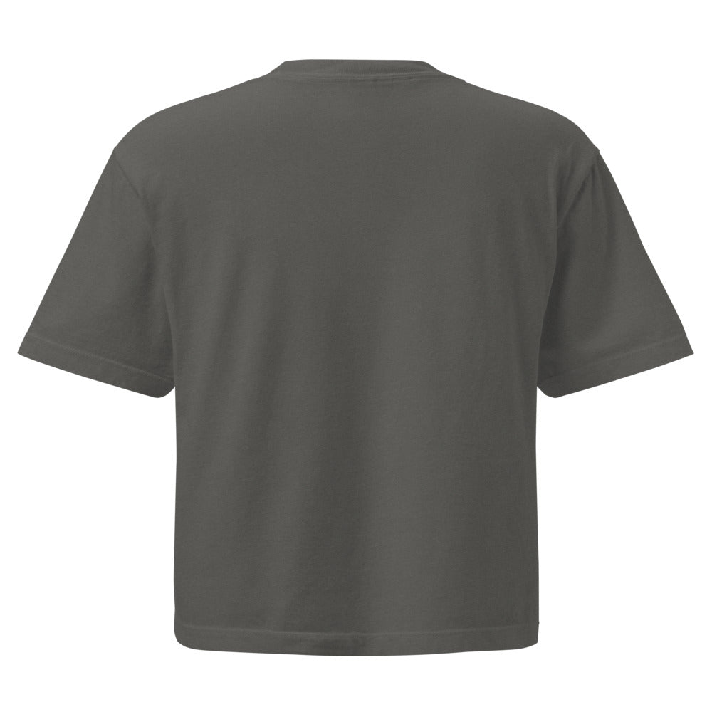 Camiseta boxy mujer SRHOOD vista trasera