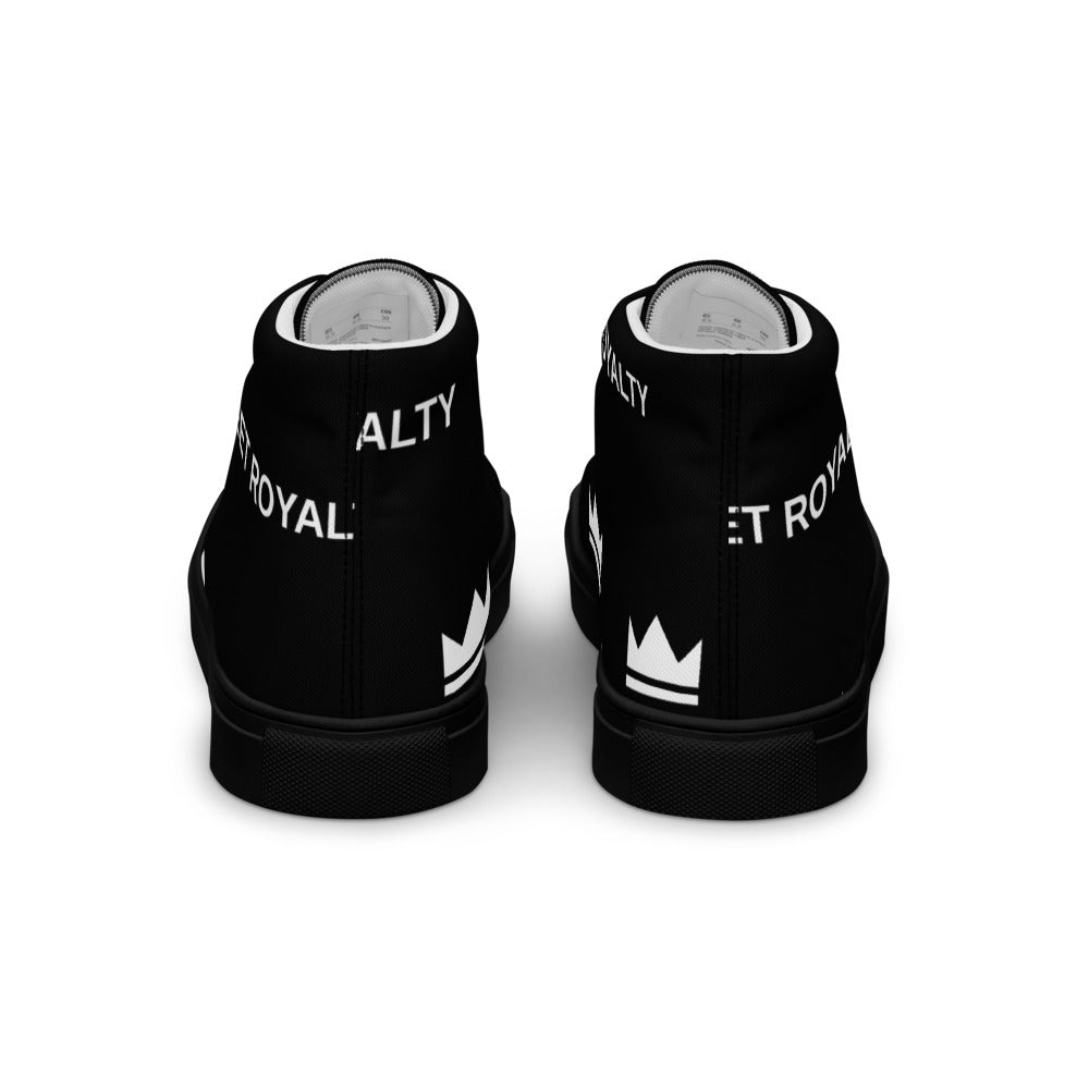 Street Royalty | Zapatillas Altas Mujer — Royal Mix Negras