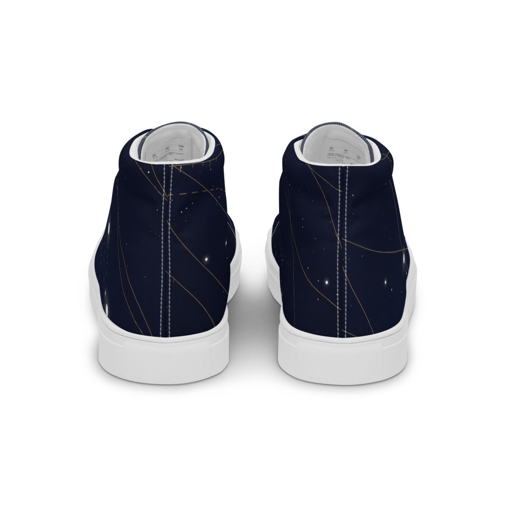 Zapatillas Celeste — vista trasera