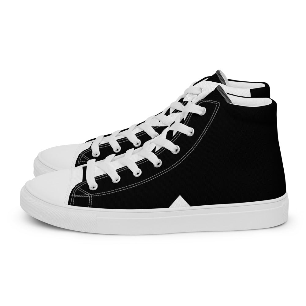 Street Royalty | Zapatillas Altas Crown Mujer — Black Edition