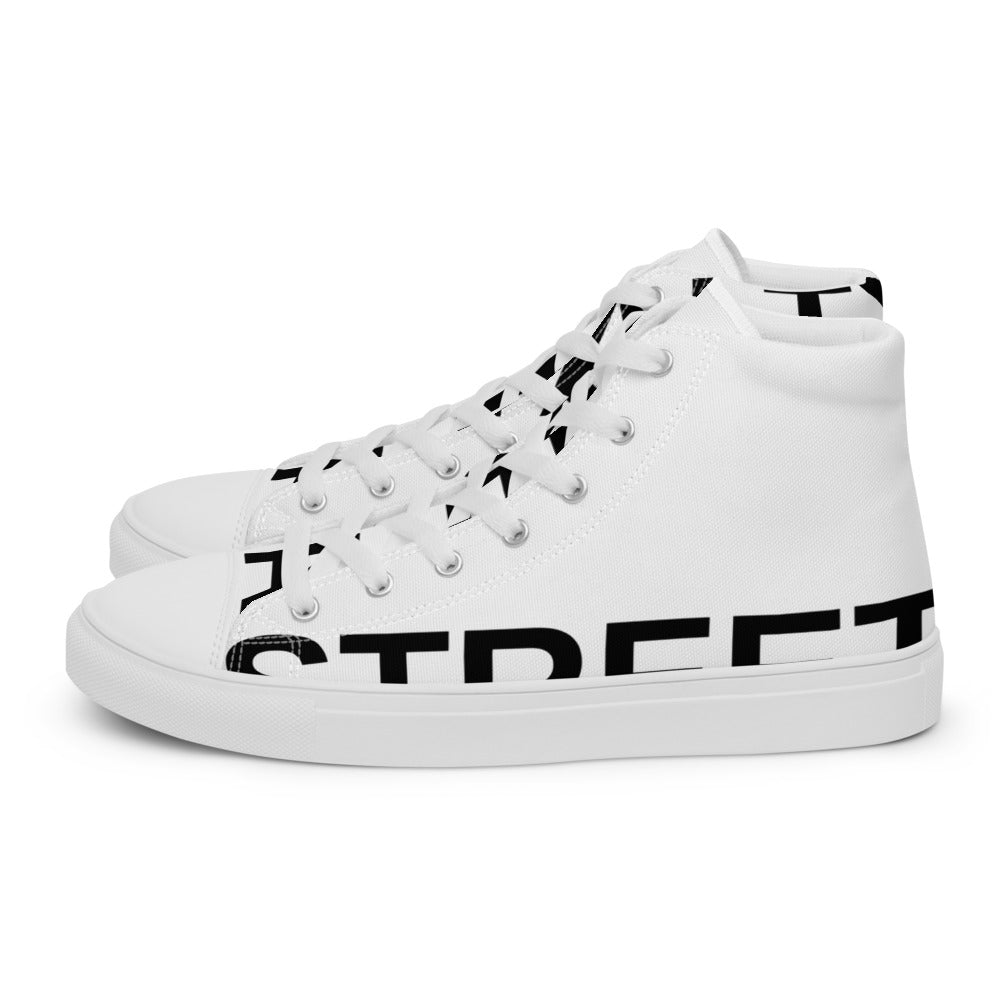 Street Royalty | Zapatillas Altas Mujer — Statement Blancas