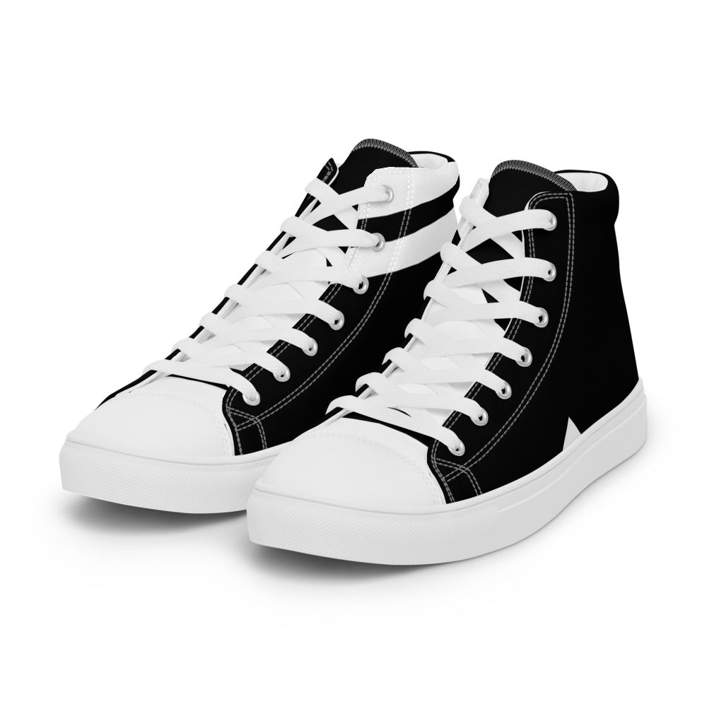 Street Royalty | Zapatillas Altas Crown Mujer — Black Edition