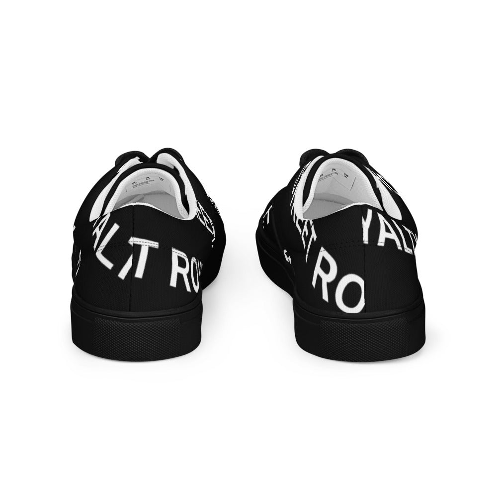 Street Royalty | Zapatillas de Lona Mujer — Diagonal Negras