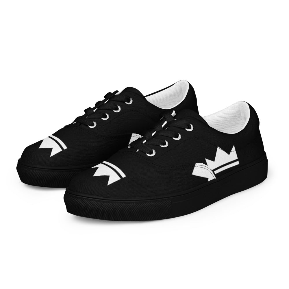 Street Royalty | Zapatillas de Lona Mujer — Crown Monogram Negras