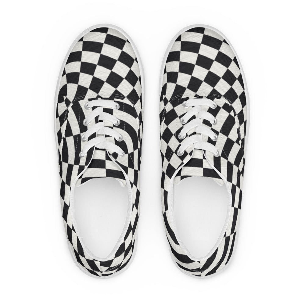 Zapatillas lona Moiré mujer — superior