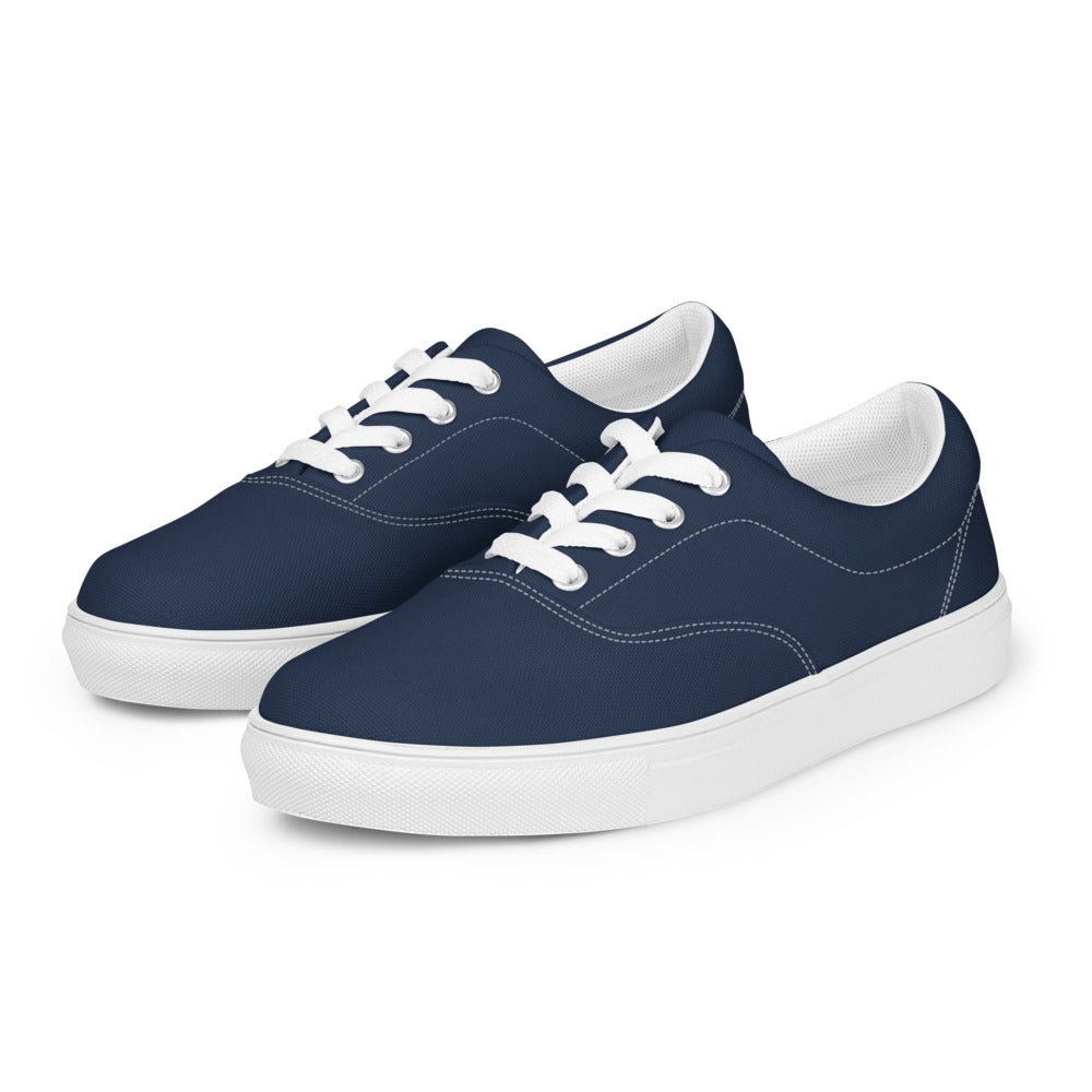 Zapatillas Lona Essential Mujer — Navy