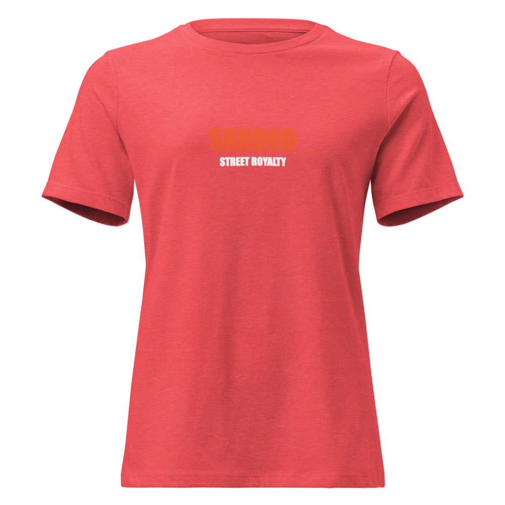 SRHOOD | Camiseta Relaxed Mujer Rojo — Street Royalty