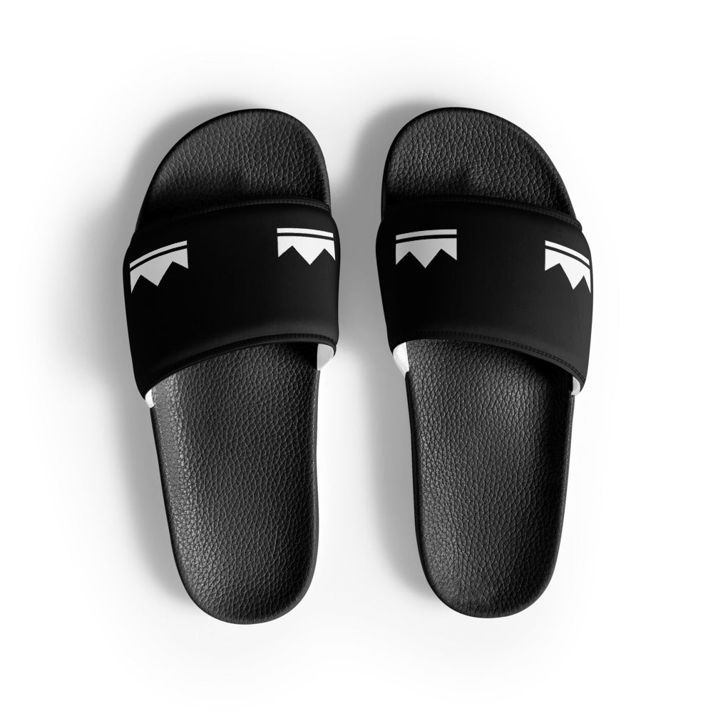 Street Royalty | Slides Mujer — Crown Monogram Negras