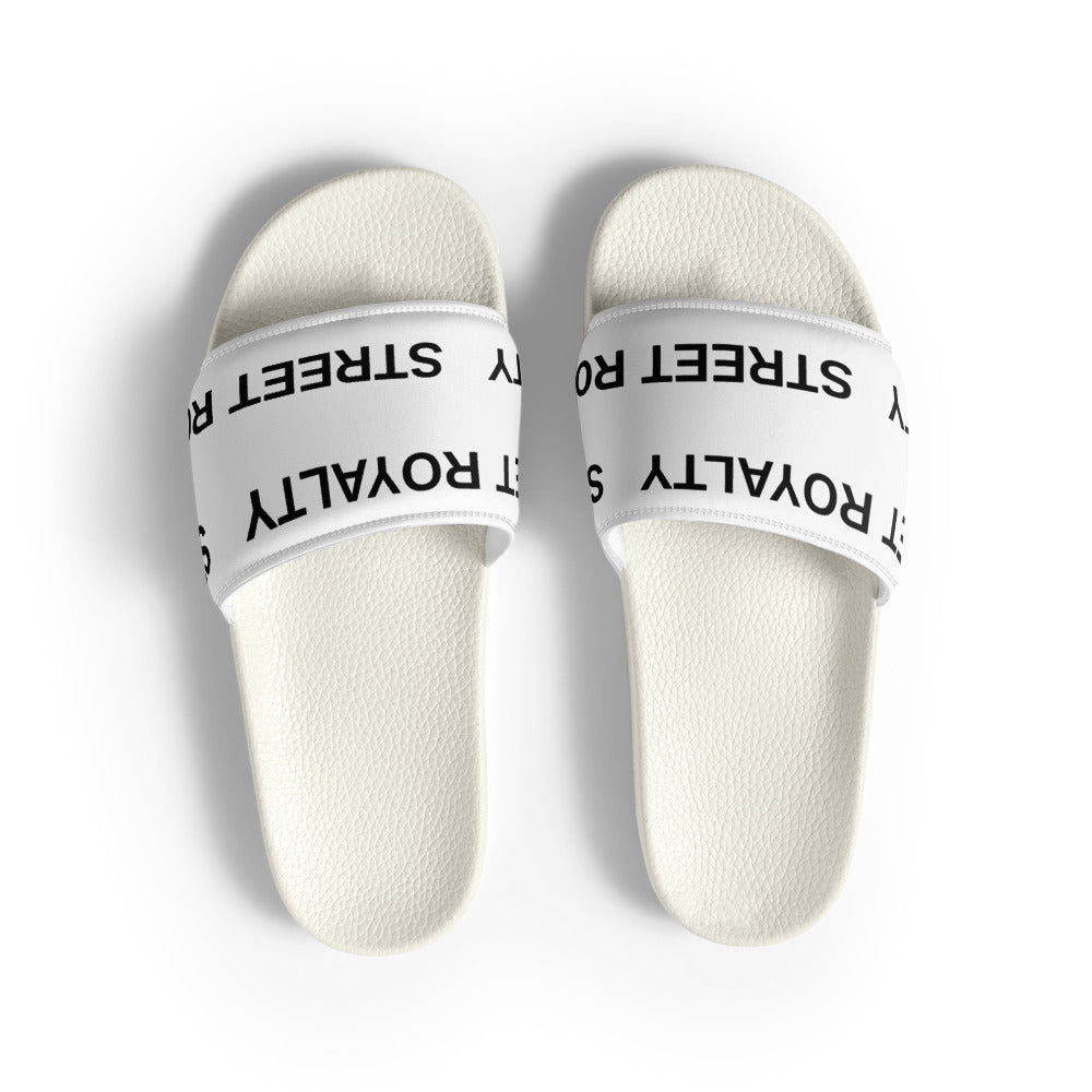 Street Royalty | Slides Mujer — Wordmark Blancas