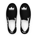 Street Royalty | Zapatillas Slip-On Mujer — Crown Monogram Negras