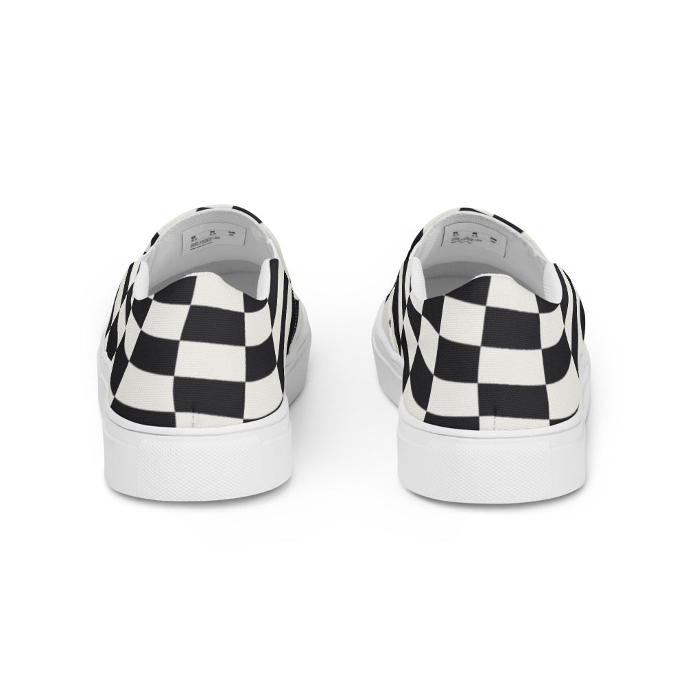 Zapatillas slip-on Moiré mujer — trasera