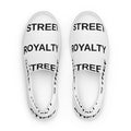 Street Royalty | Zapatillas Slip-On Mujer — Wordmark Blancas