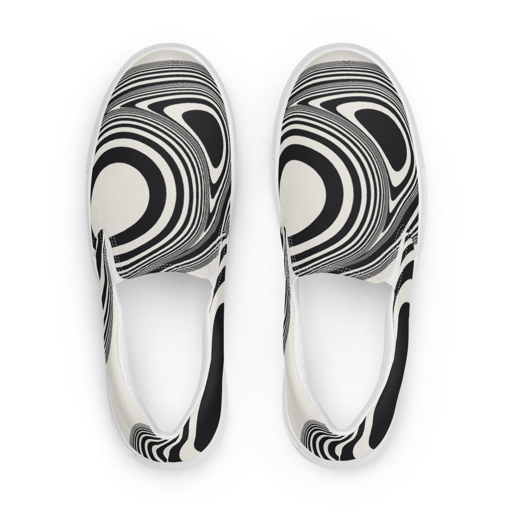Zapatillas slip-on suminagashi — frontal
