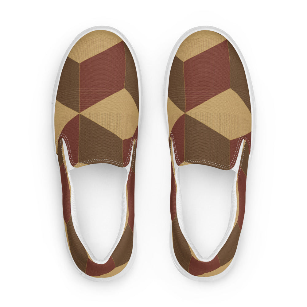 Slip-on Marquetería mujer con taracea 3D