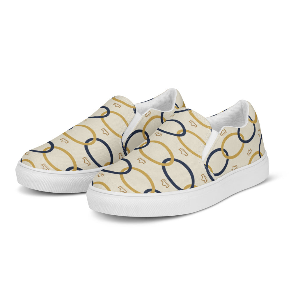 Slip-on Cadena mujer — vista frontal izquierda