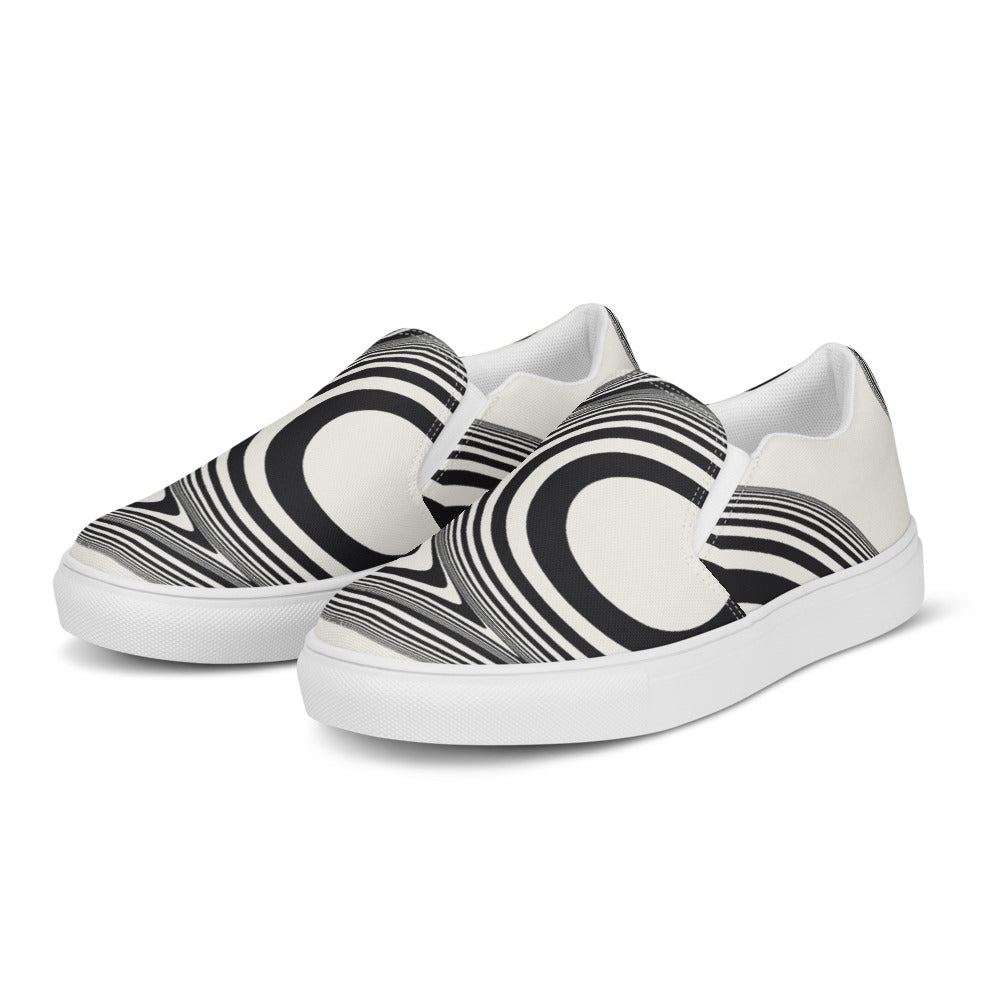 Zapatillas slip-on suminagashi — tres cuartos