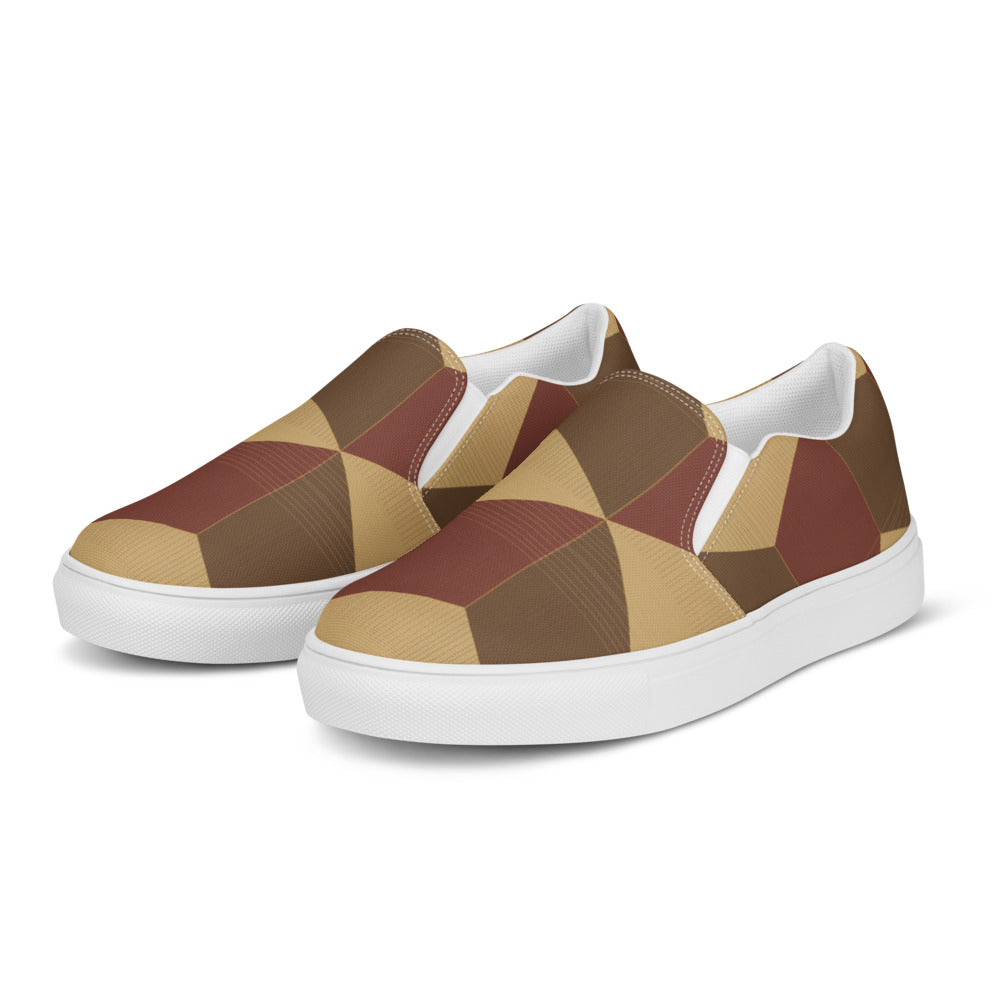 Vista lateral slip-on Marquetería mujer