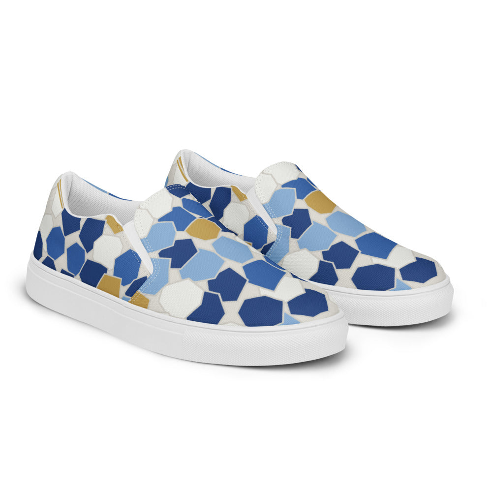 Zapatillas slip-on Trencadís — tres cuartos derecho